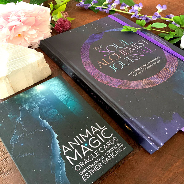 Animal Magic Oracle Cards and Soul Alchemist Journal Bundle 